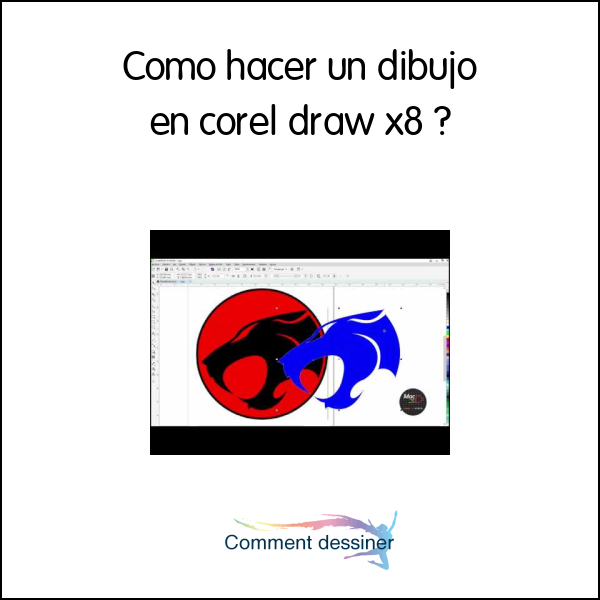 Como hacer un dibujo en corel draw x8
